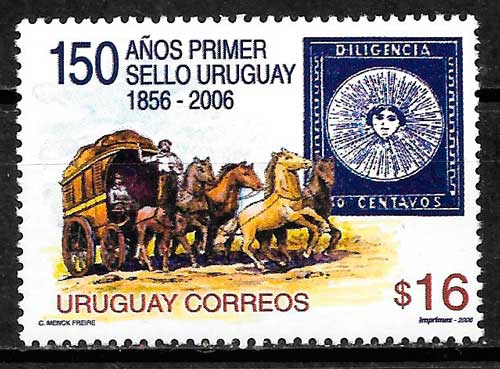 filtelia transporte Uruguay 2006