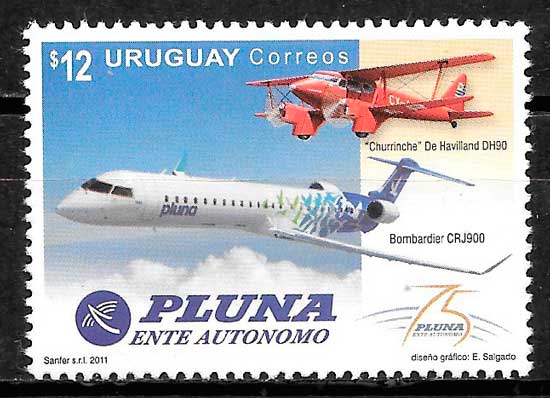 sellos transporte Uruguay 2011