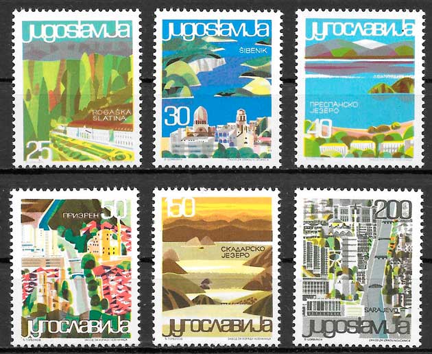 sellos turismo Yugoslavia 1965
