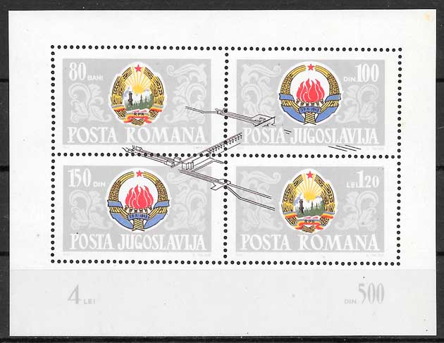 sellos turismo Yugoslavia 1965