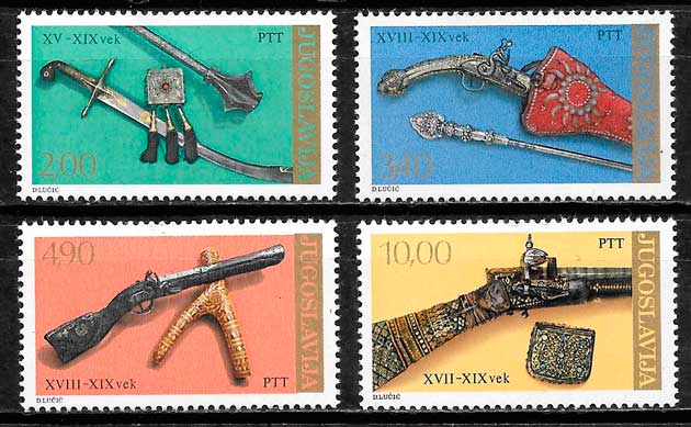 coleccion sellos arte Yugoslavia 1979