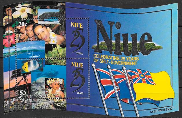 filatelia coleccion tursimo Niue 1999