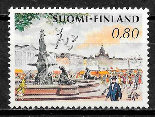 sellos turismo Finlandia 1973