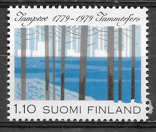 filatelia coleccion turismo Finlandia 1979