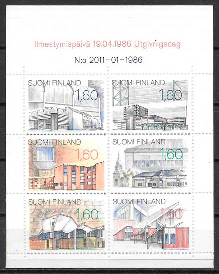 sellos arquitectura Finlandia 1986