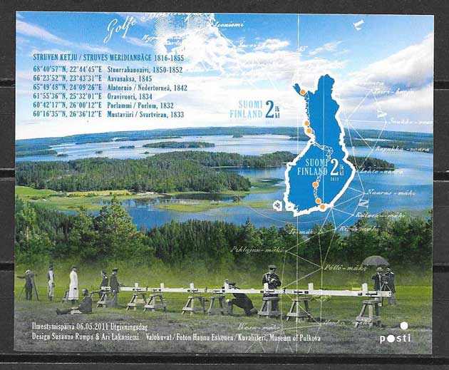 coleccion sellos turismo Finlandia 2011