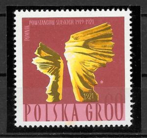 sellos arquitectura Polonia 1967