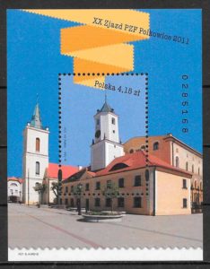 coleccion sellos arquitectura Polonia 2011
