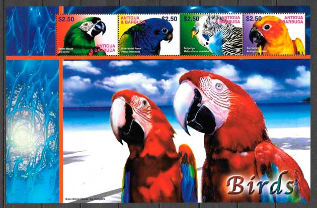 sellos fauna Antigua 2003