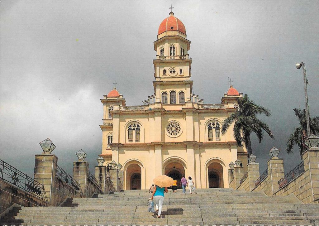 Postal del Santuario de La Caridad del Cobre en Santiago de Cuba