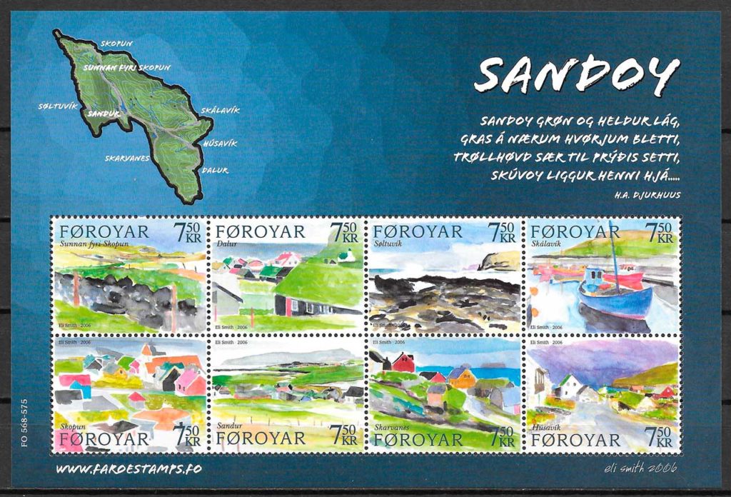 sellos turismo Feroe 2006