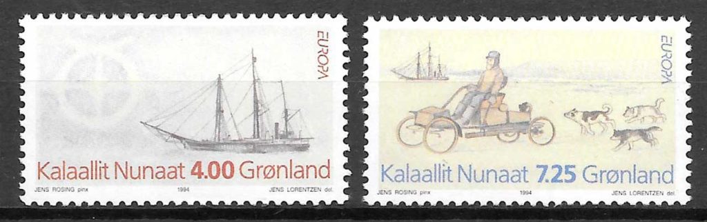 filatelia coleccion Europa Groenlandia 1994