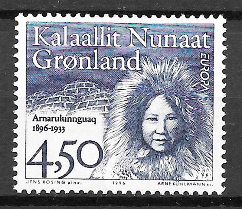 sellos Europa 1996 Groenlandia