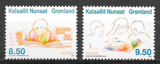 sellos Europa Groenlandia 2010