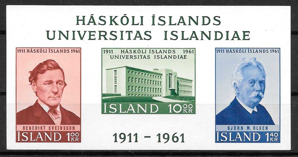 sellos arquitectura Islandia 1961