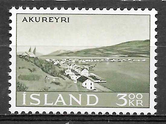 filatelia coleccion turismo Islandia 1963