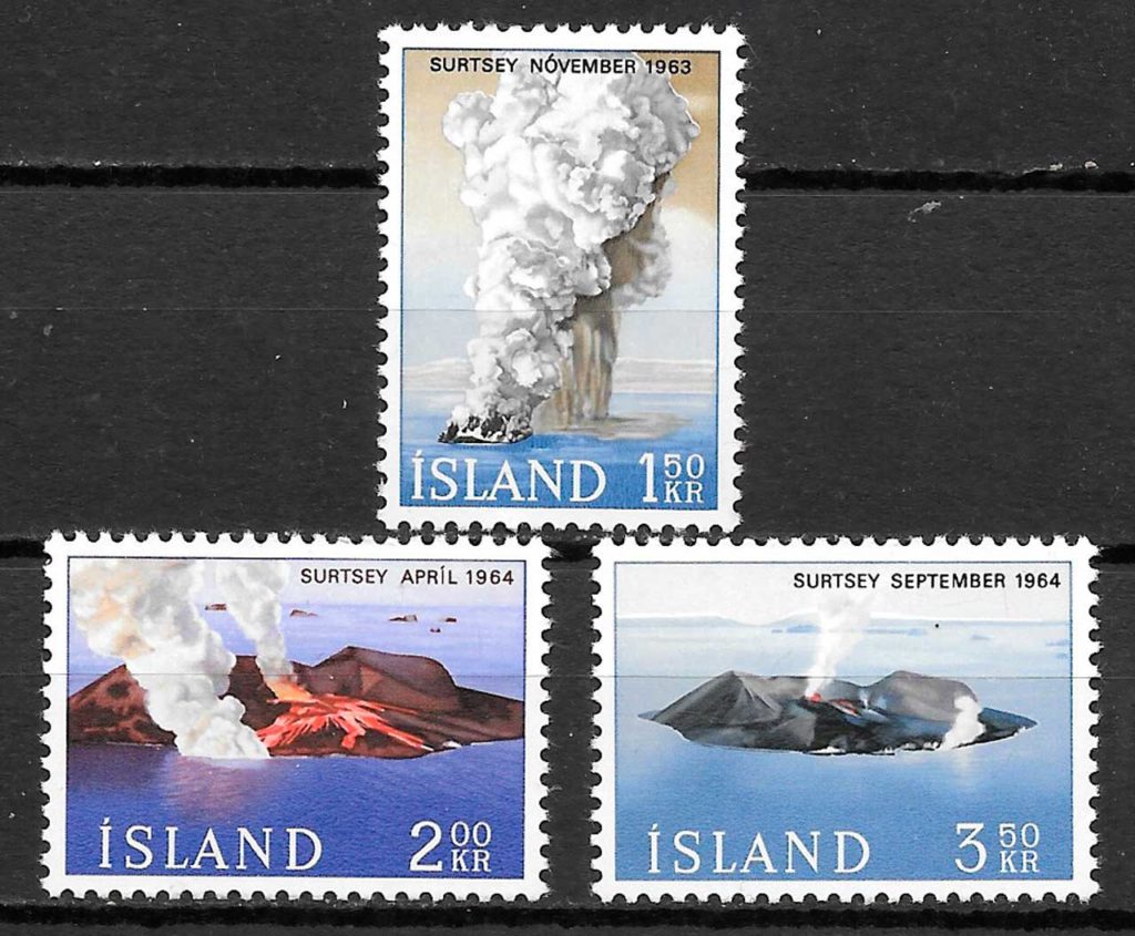 filatelia coleccion turismo Islandia 1964