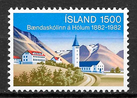 filatelia coleccion Islandia 1982