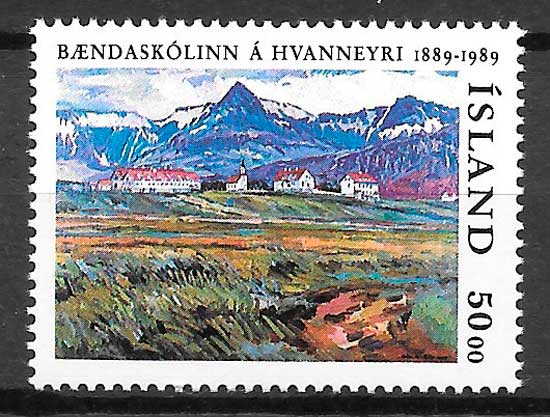 Año 1988, serie de 2 sellos nº 644 - 645 del catálogo Yvert, valor 2.50€. Aves en su hábitat natural.