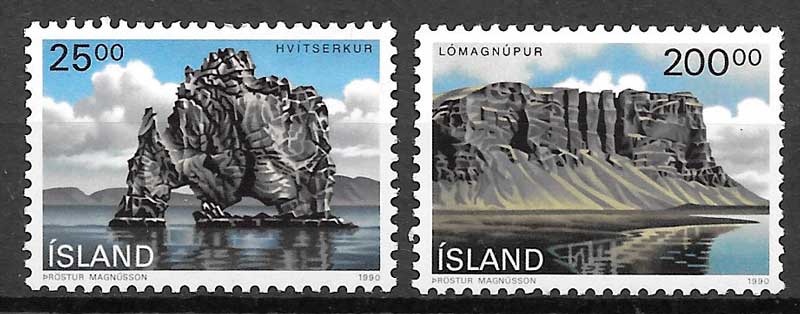 sellos turismo Islandia 1990