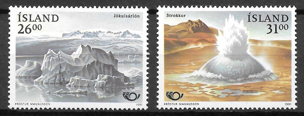 sellos turismo Islandia 1990