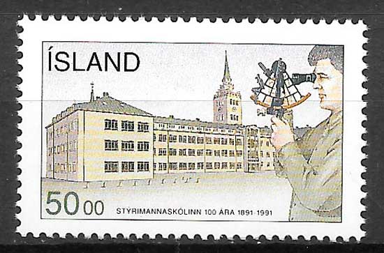 sellos arquitectura Islandia 1990