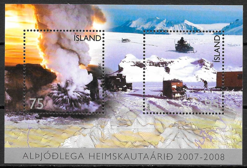 filatelia turismo Islandia 2007