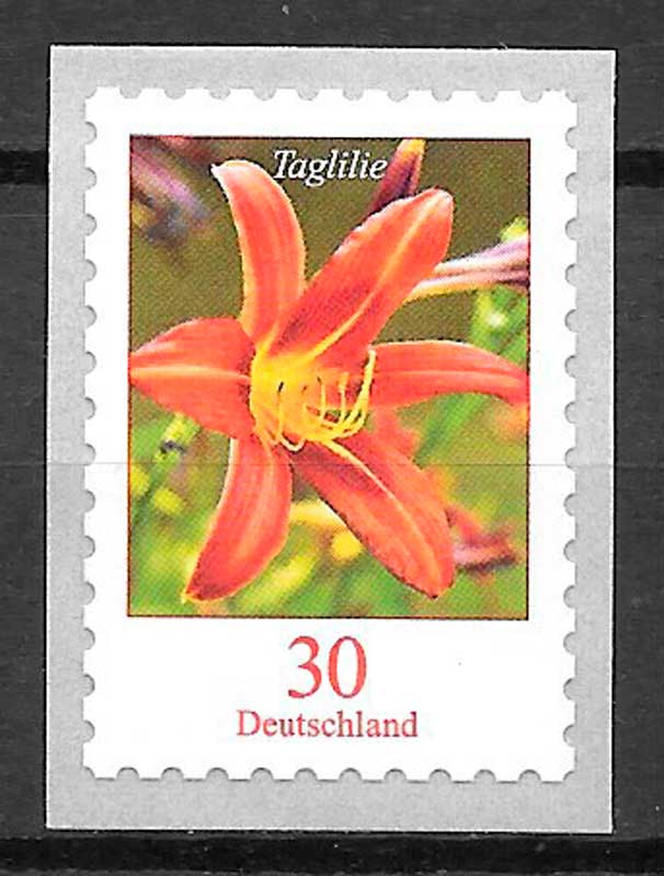 filatelia coleccion flora Alemania 2019