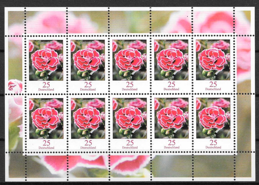sellos flora Alemania 2008