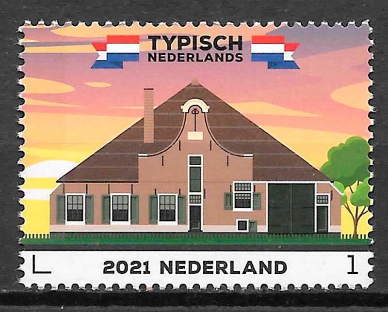 filatelia arquitectura Holanda 2021