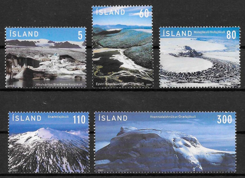 coleccion sellos turismo Islandia 2007