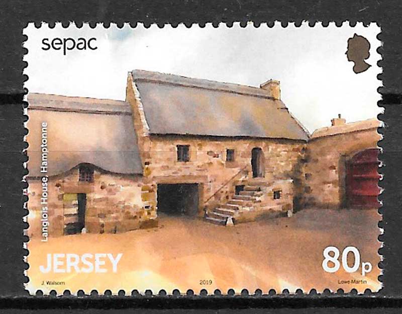 coleccion sellos arquitectura Jersey 2019