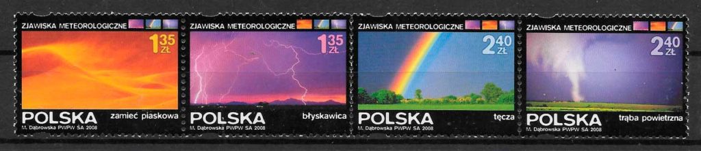 coleccion sellos temas varios Polonia 2008